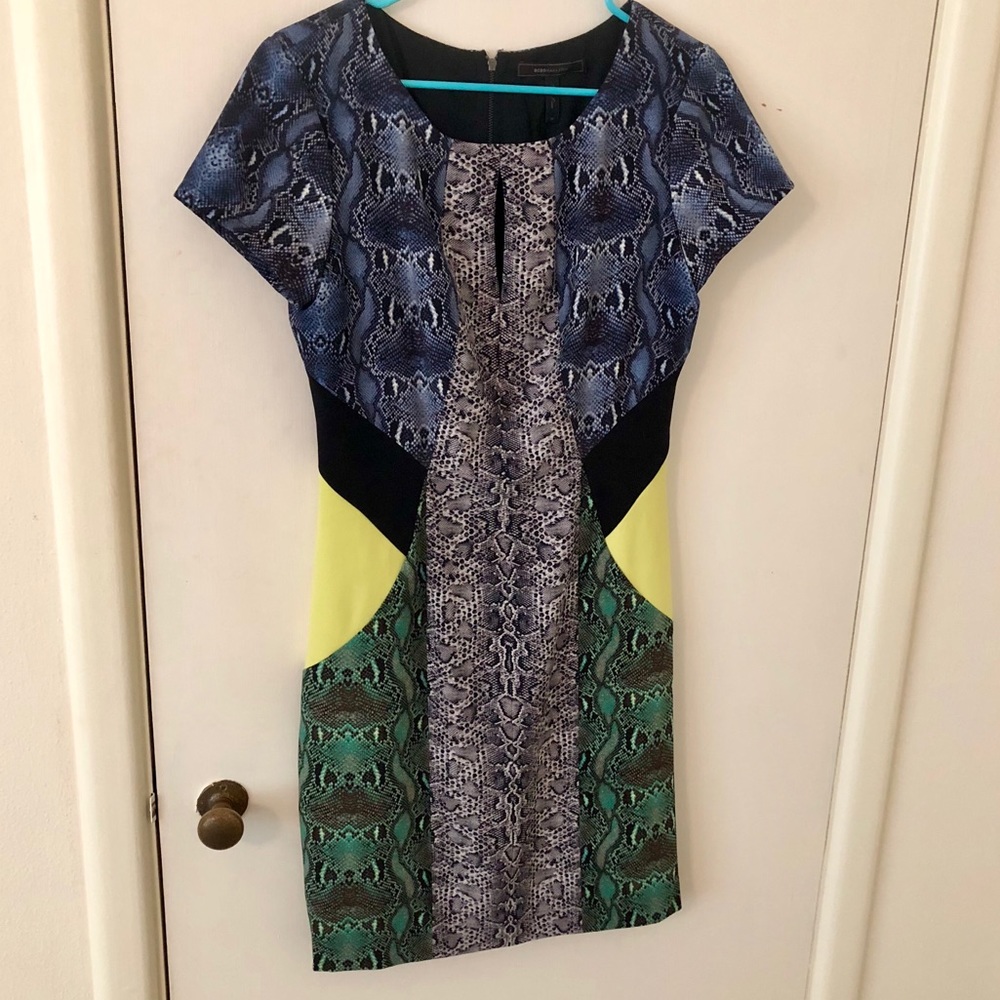BCBG Maxazria | Snake Print Dress Size Medium